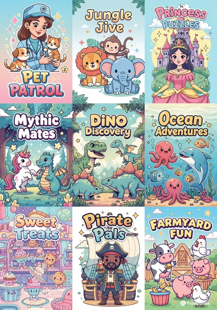 Whimsical Activity Book Art