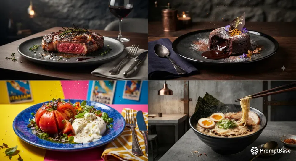 Gourmet Culinary Ad Engines