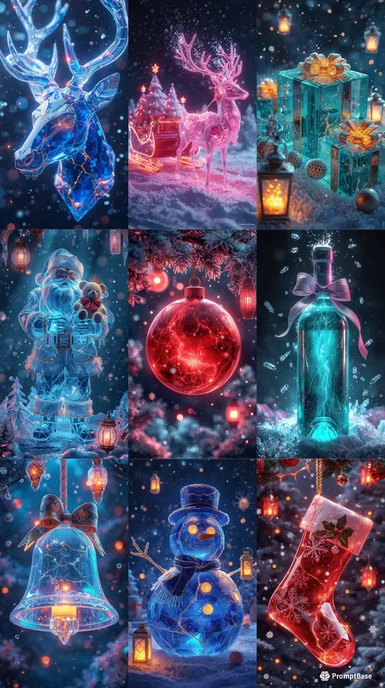 Crystal Kintsugi Christmas Glows