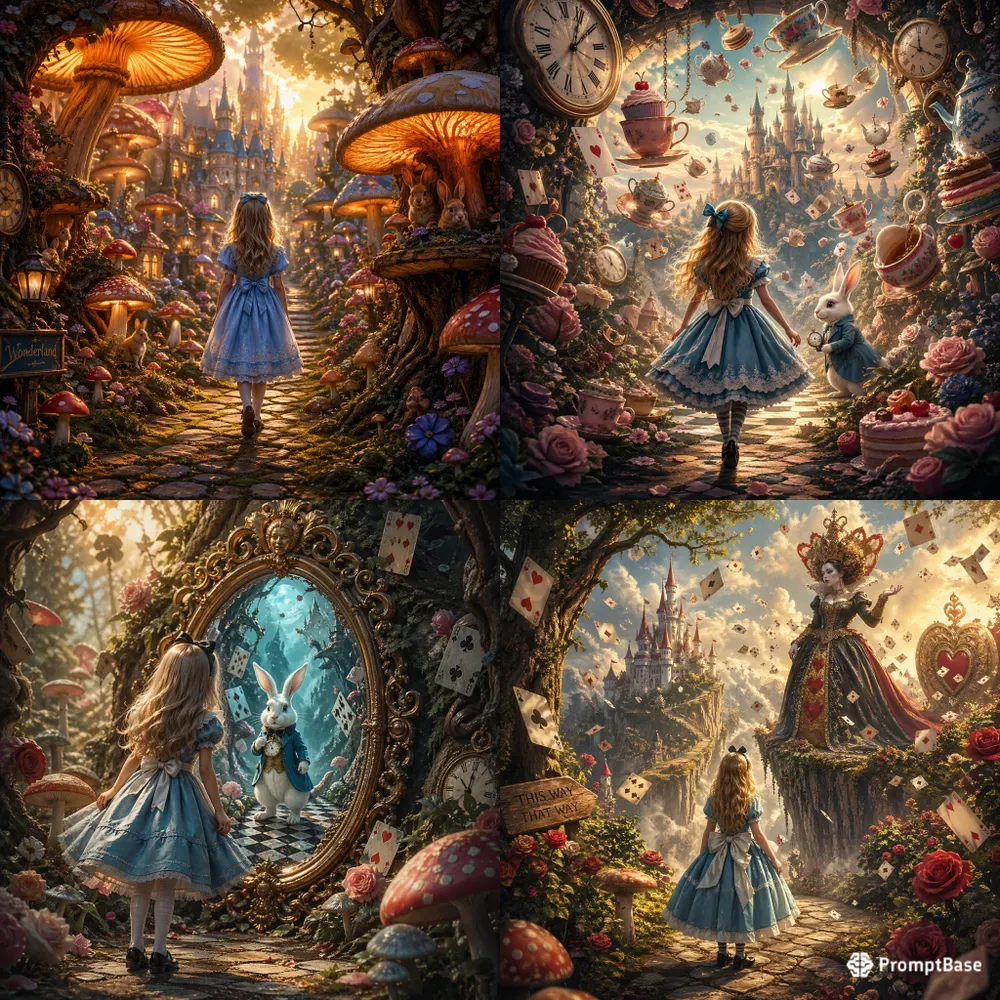Enchanted Wonderland Storybook Scenes