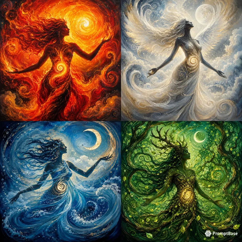 Mystic Goddess Spirit Art