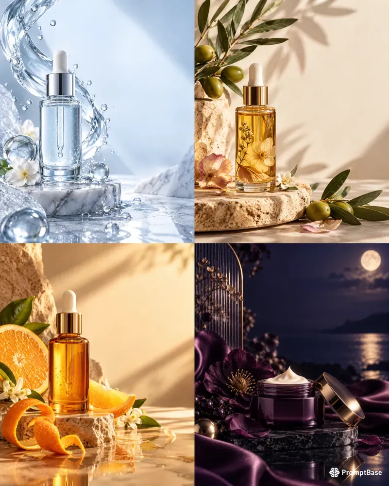 Luxury Skincare Product Ad Generator
