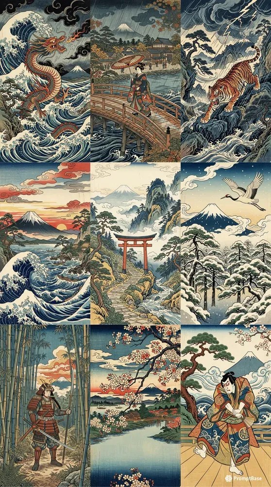 Ukiyoe Japanese Art Prints