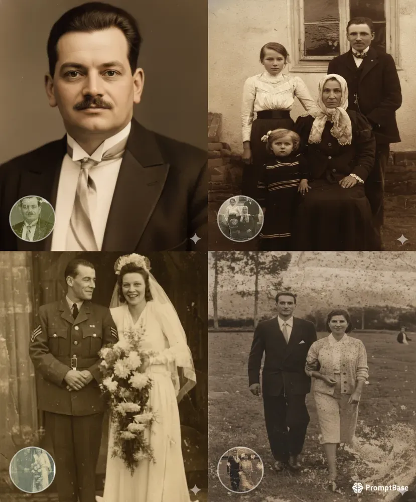 Old Photo Restorations To Cinematic