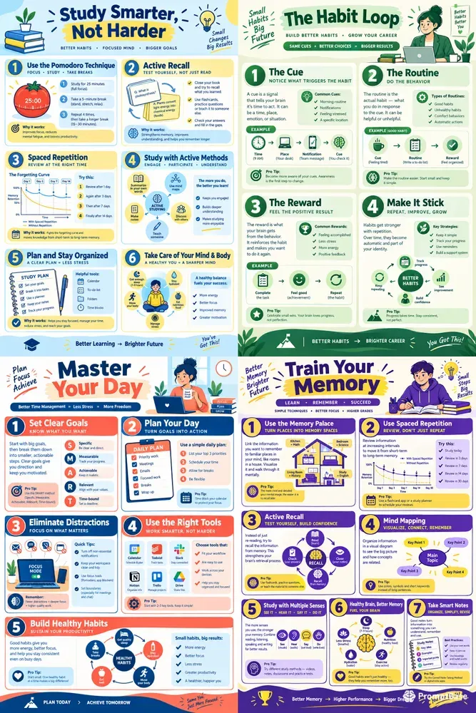 Study Growth Infographics