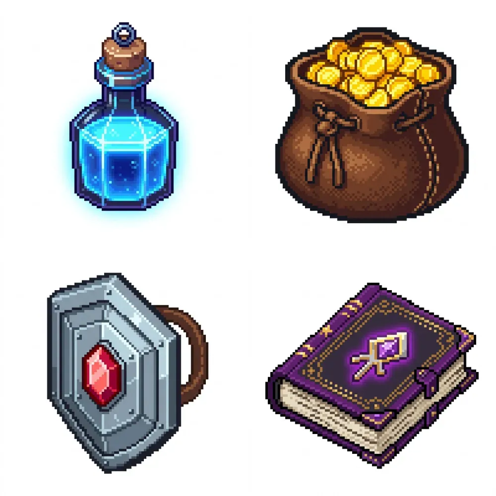 Ultimate RPG Pixel Icon Frameworks32x32