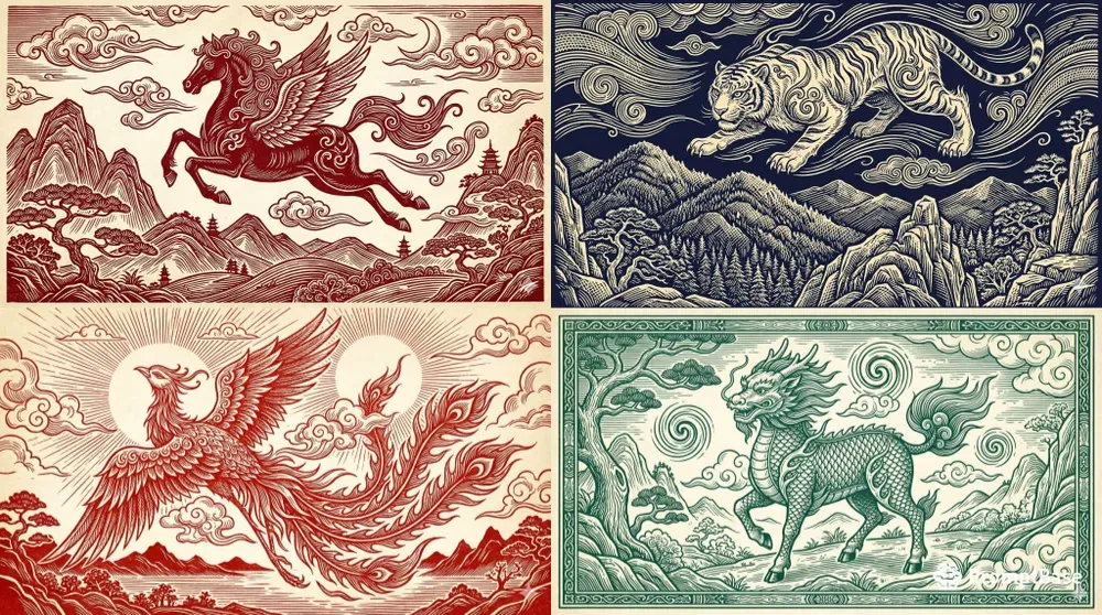 East Asian Woodcut Legends