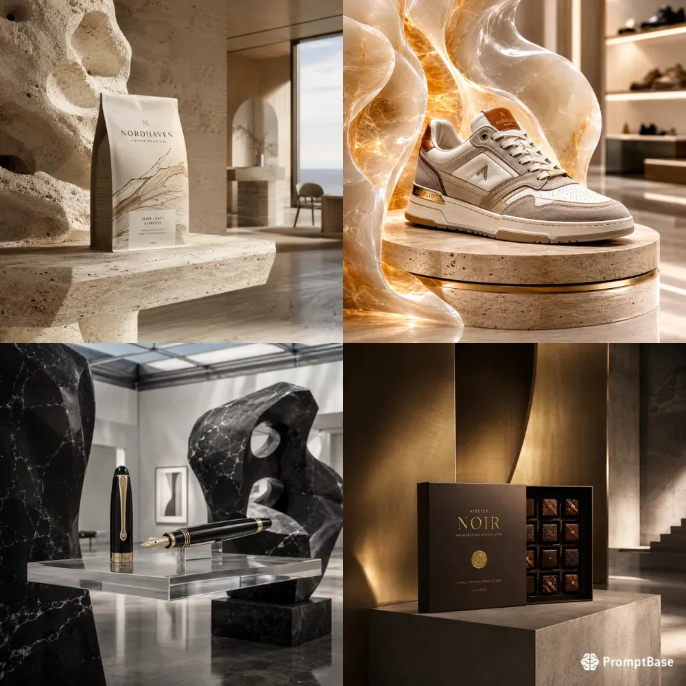Luxury Material Product Ad Generator