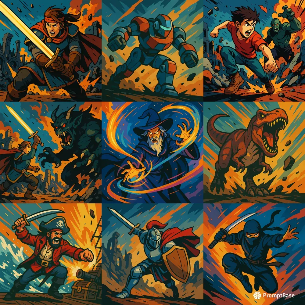 Celshaded Digital Paintings