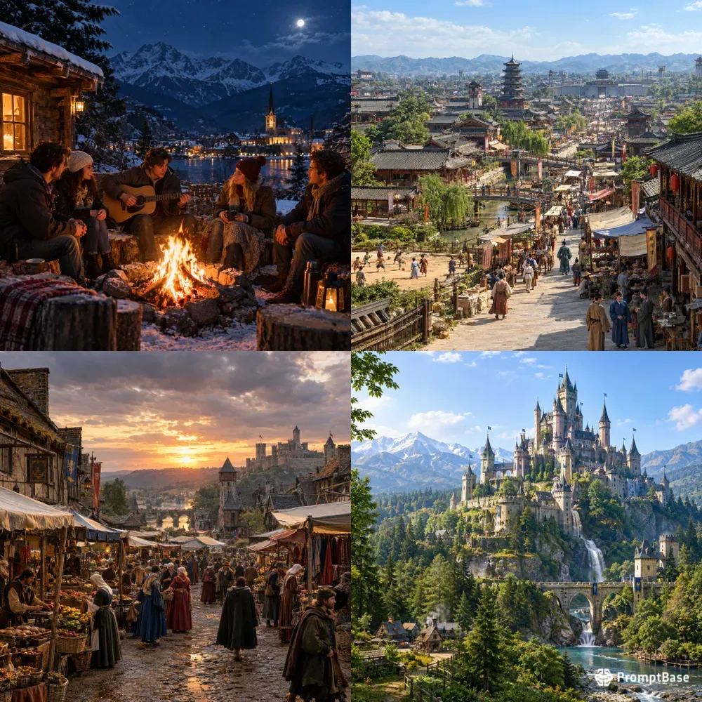 Ultra Realistic Village Scene Builders