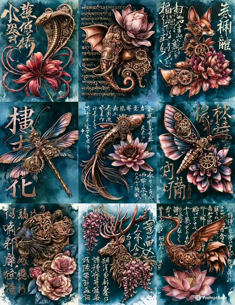 Mechanical Haiku Gardens