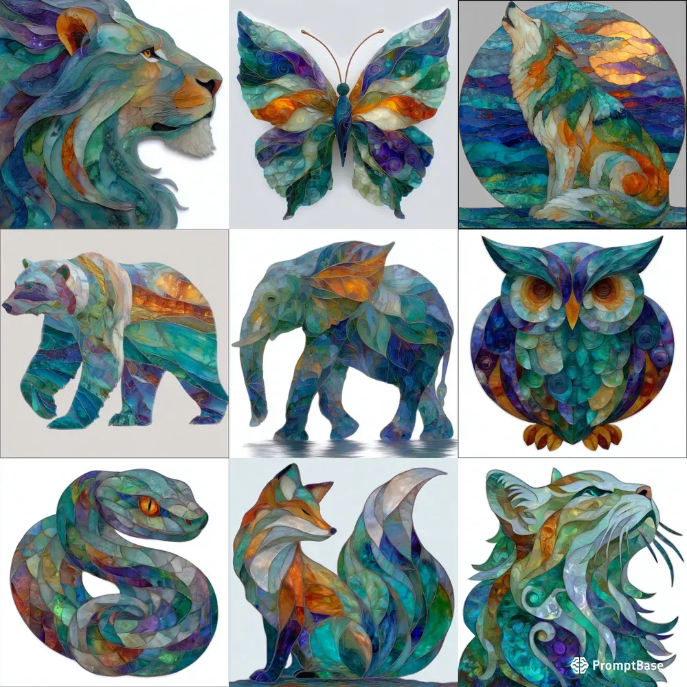 Winged Surreal Psychedelic Clipart Packs