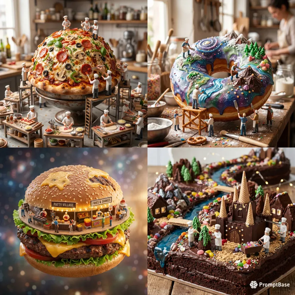Giant Food Planet Photography
