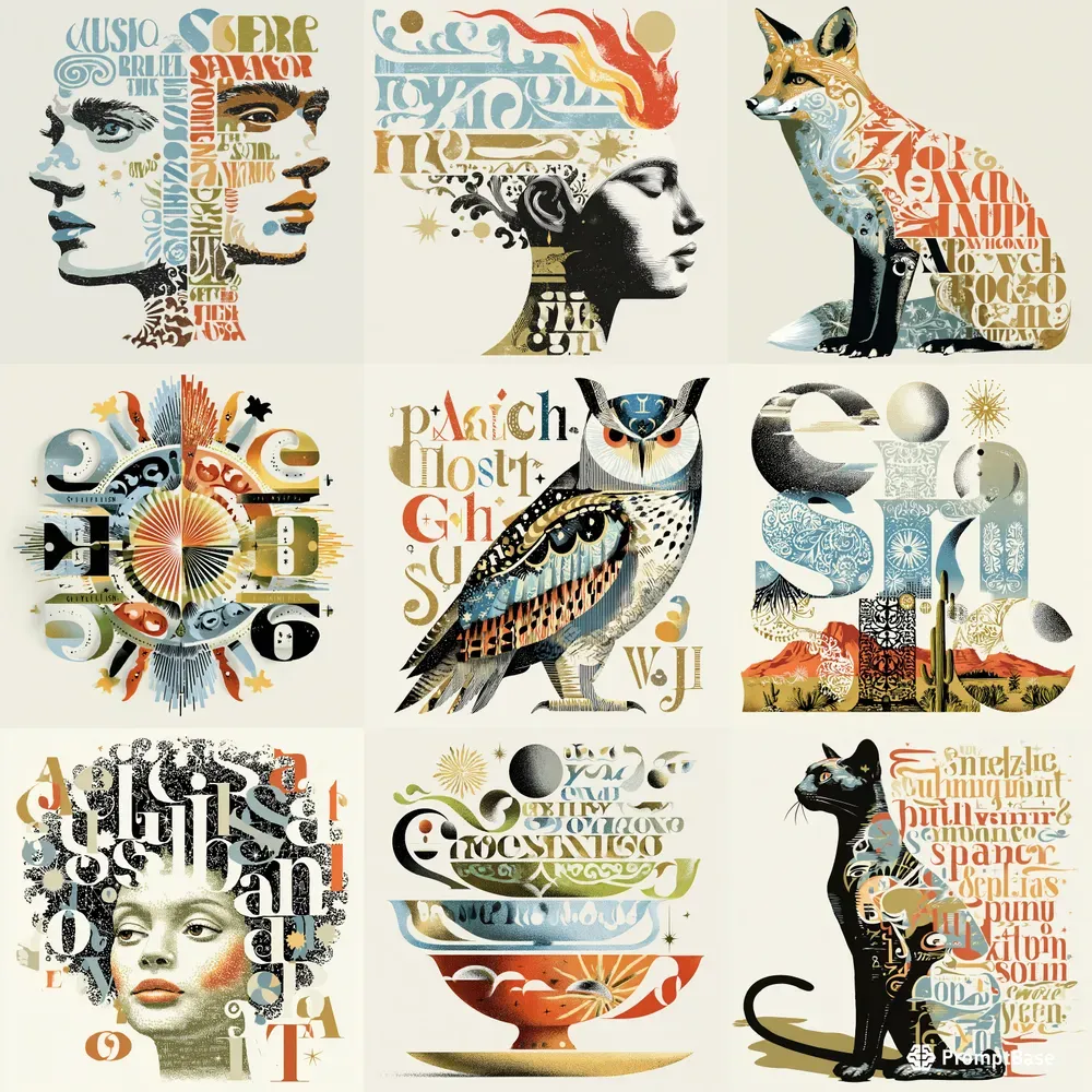 Conceptual Type Illustrations