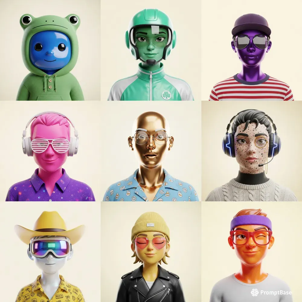 Stylized 3D Character Avatars