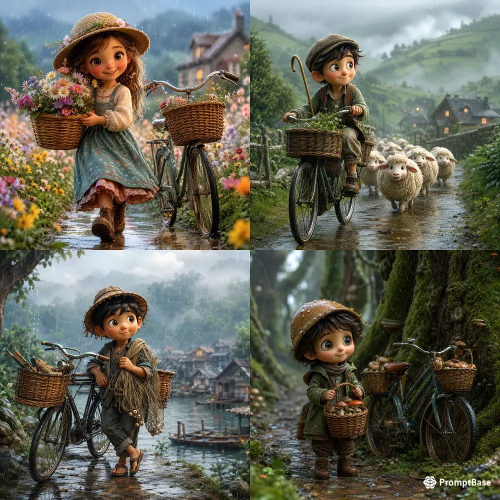 Whimsical Cinematic Character Generator