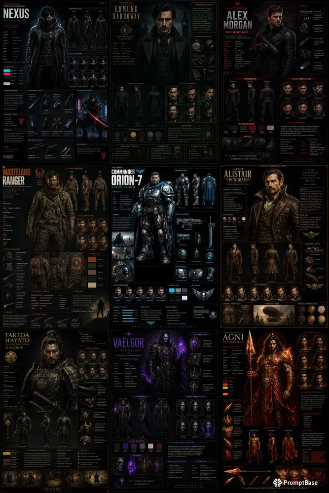 Cinematic Character Bibles