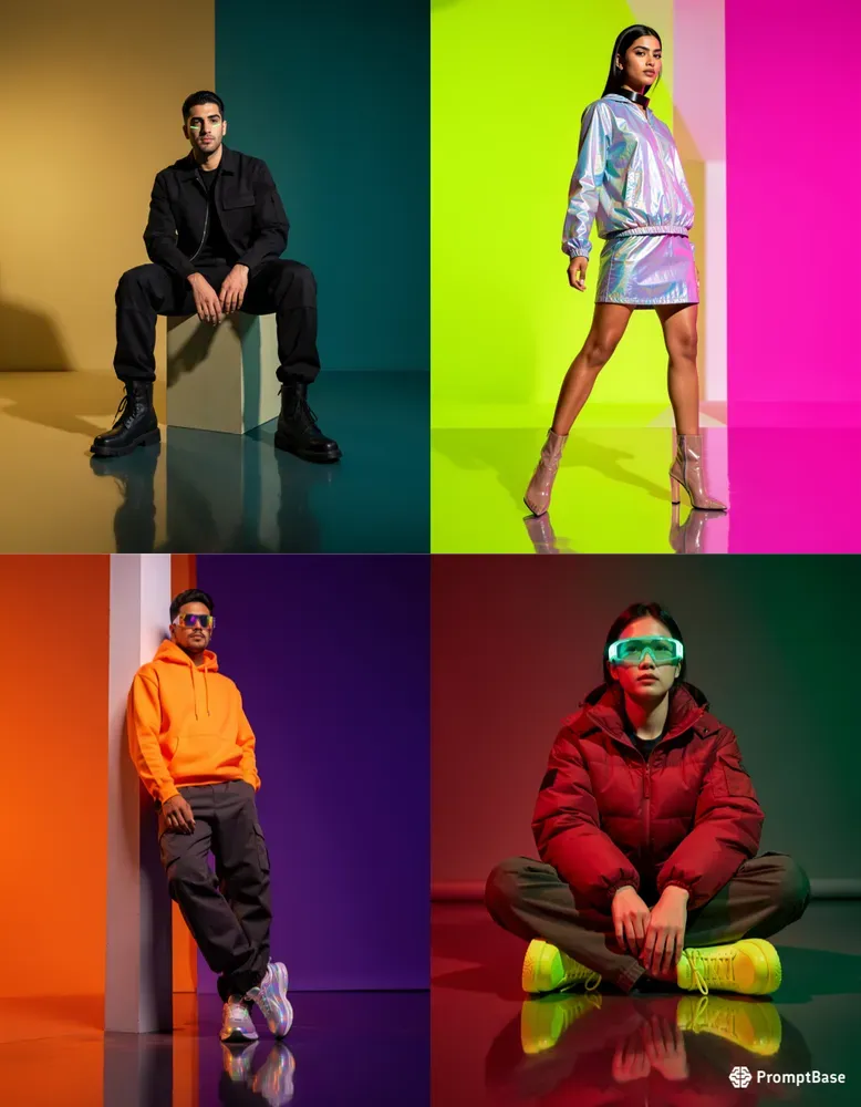 Futuristic Dynamic High Fashion