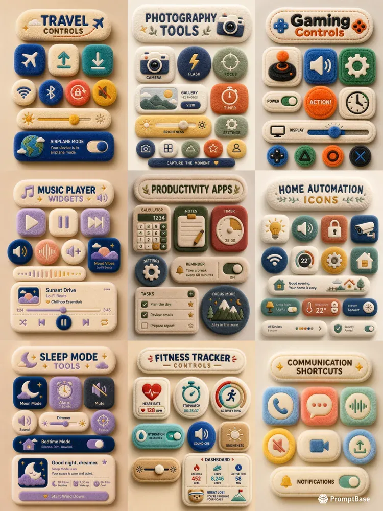 Fluffy UI Icons