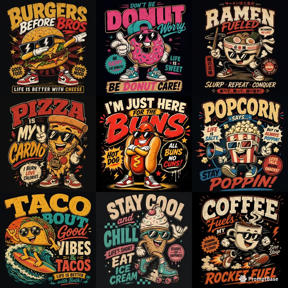 Retro Food Mascot Generator