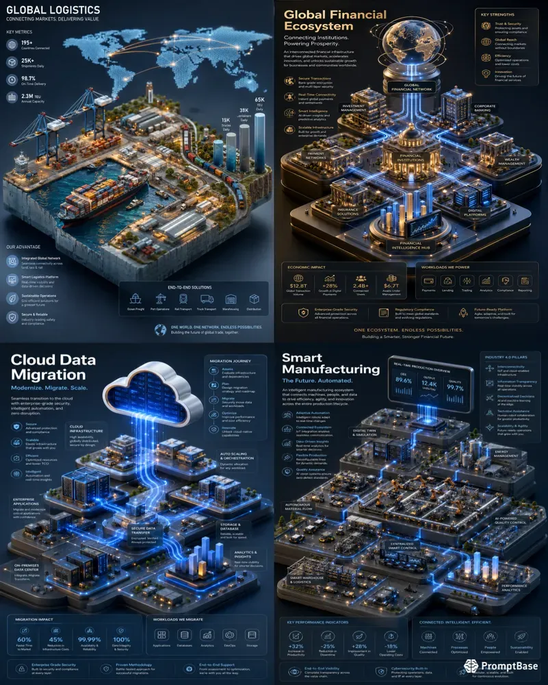 Infographic 3D Diorama Generator