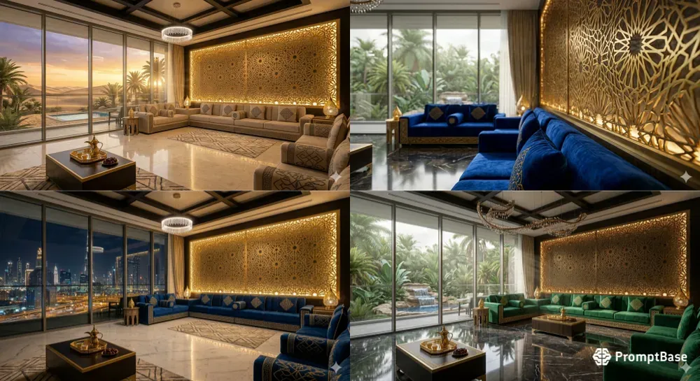 Luxury Modern Arabic Majlises