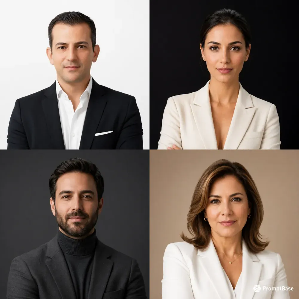 Formal Studio Identity Portraits