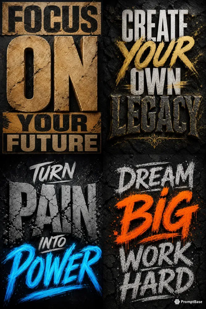 Grunge Motivational Posters