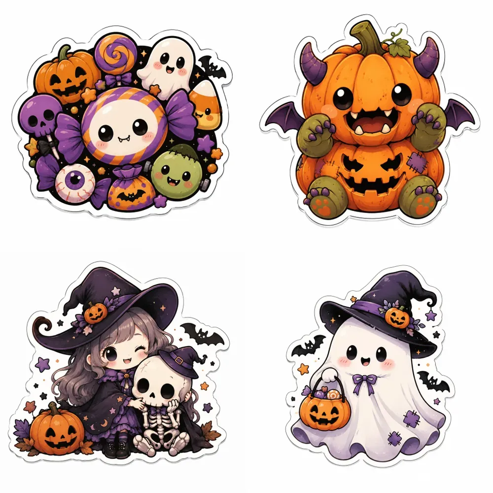 Cute Halloween Sticker Generator