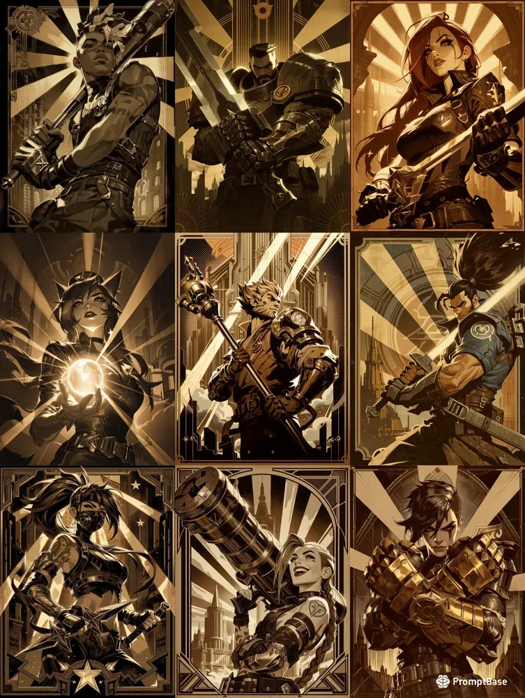 Dieselpunk League Of Legends Champions