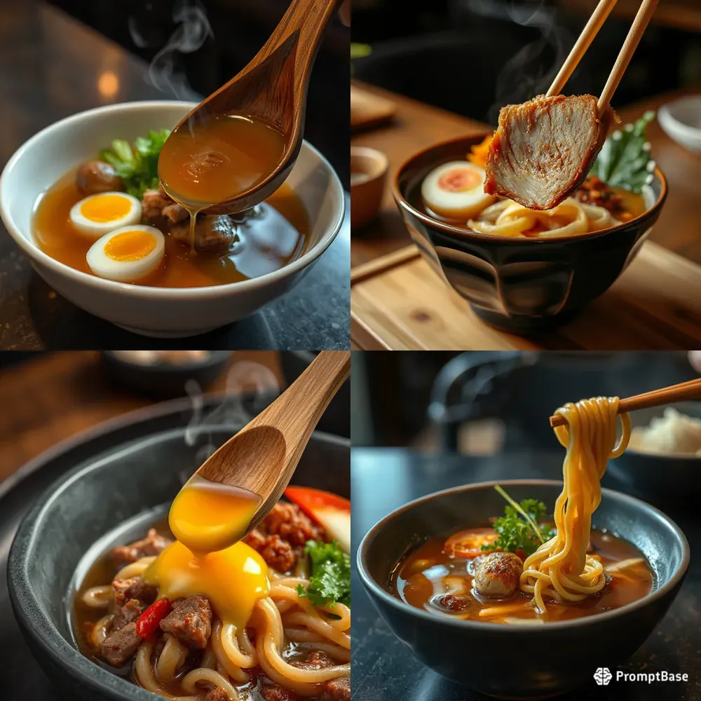 Modern Ramen Asian Noodle Commercials