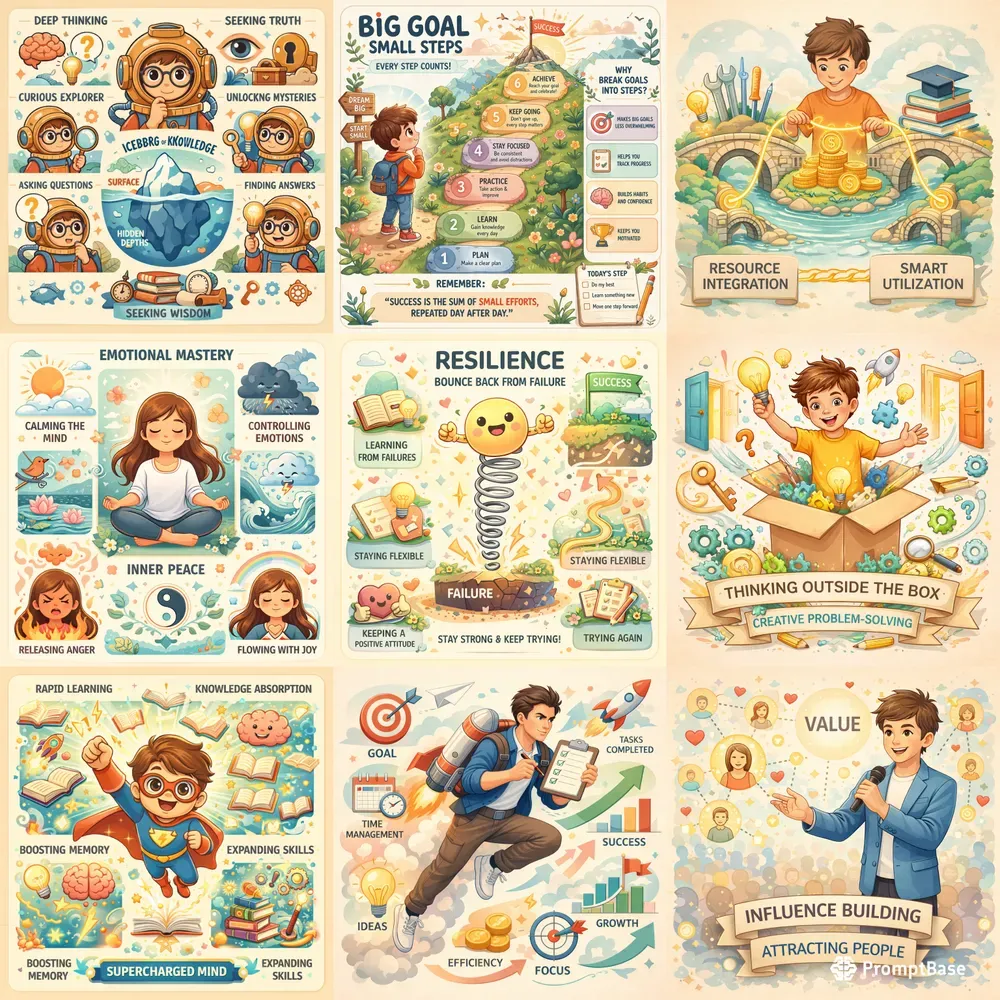 Powerful Skills Infographic Packs