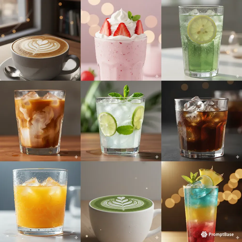 Realistic Drink Coffee Closeups