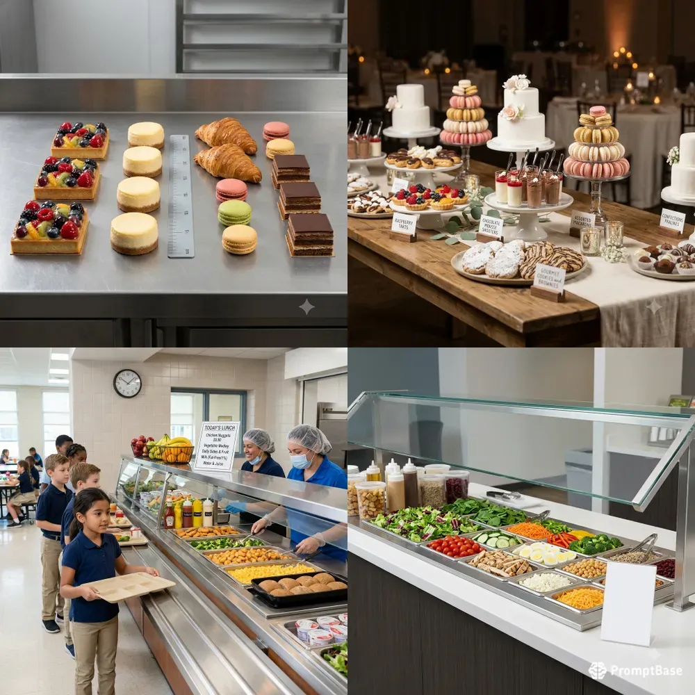 Buffet Allergen Separation Photos