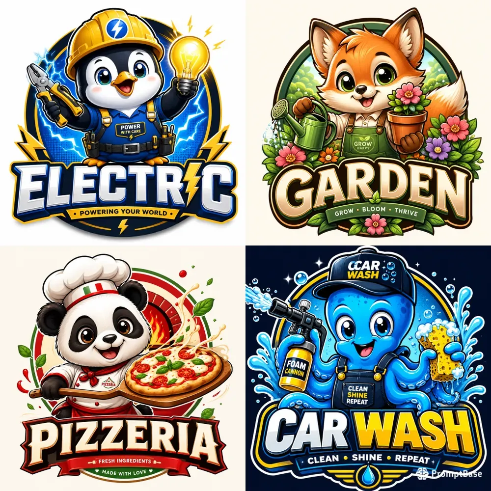 Cute Mascot Logos