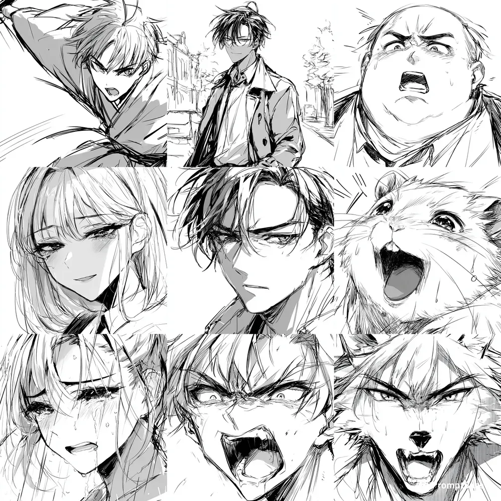 Black And White Manga
