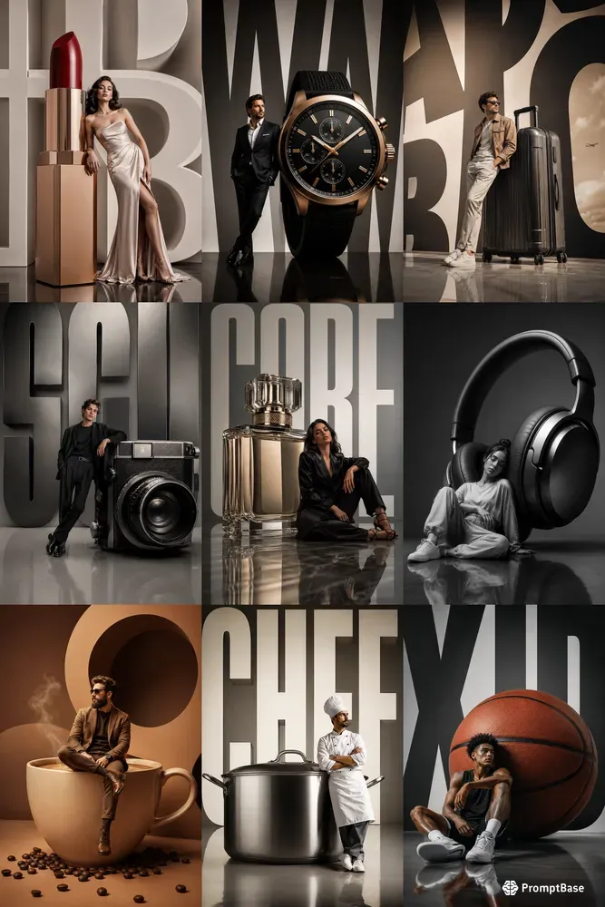 Giant Product Editorial Posters