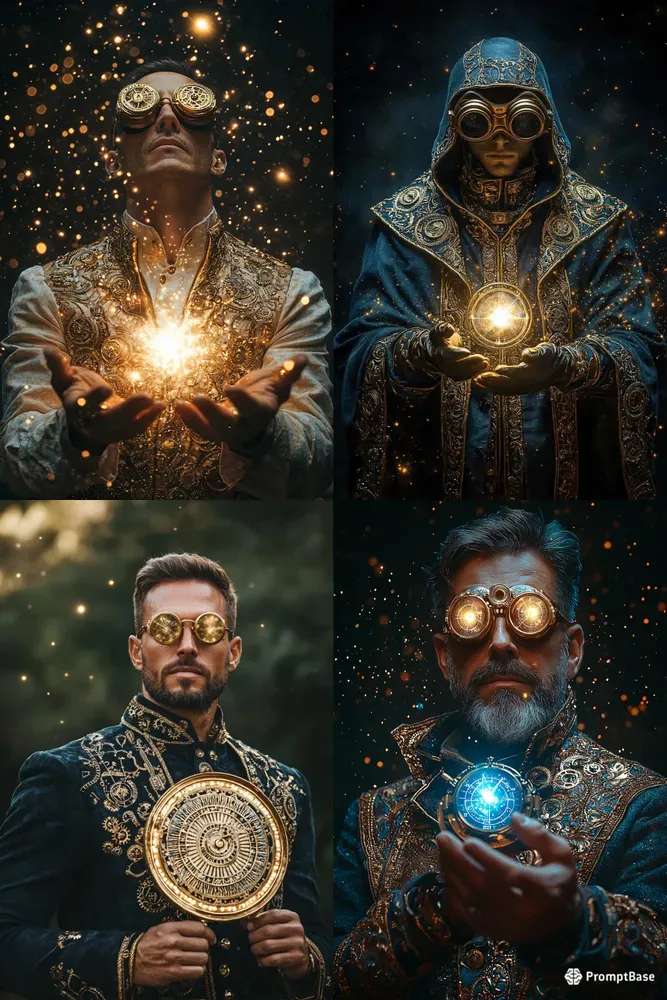 Aether Voyager Steampunk Space Art