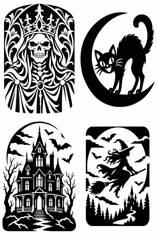 Halloween Pumpkin Carving Stencils