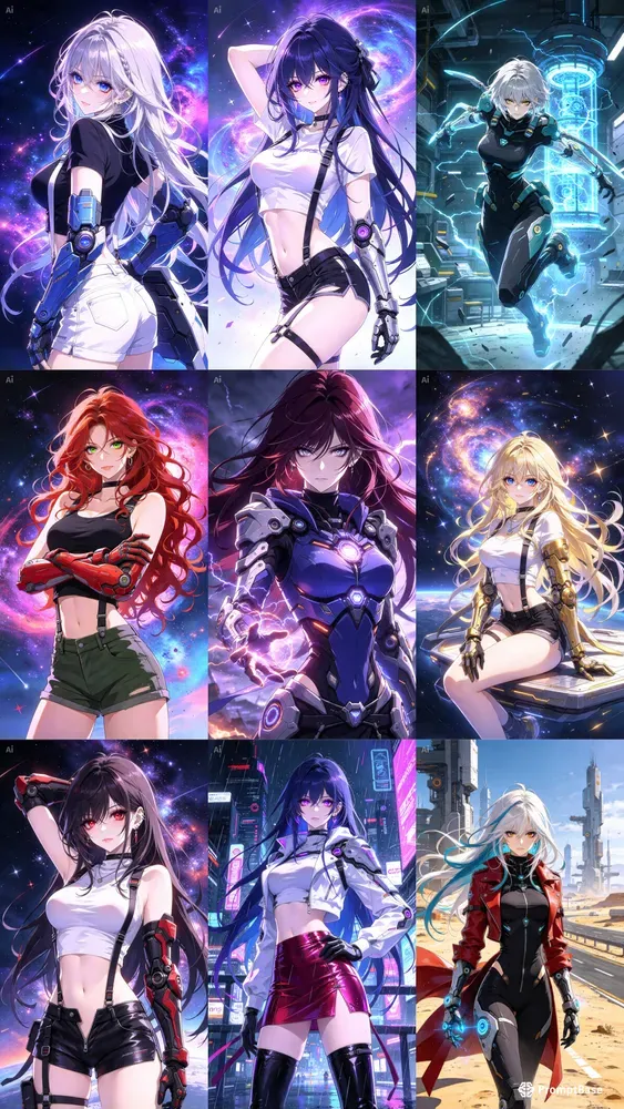 Cosmic Anime Girls