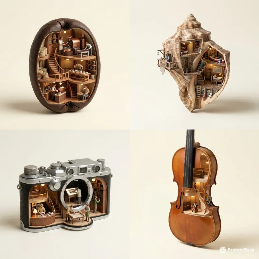 Hidden Worlds Inside Objects