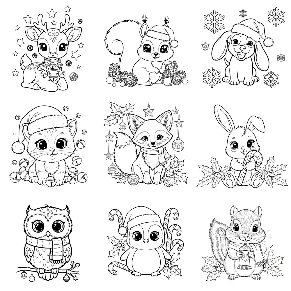 Christmas Coloring Pages For Kids