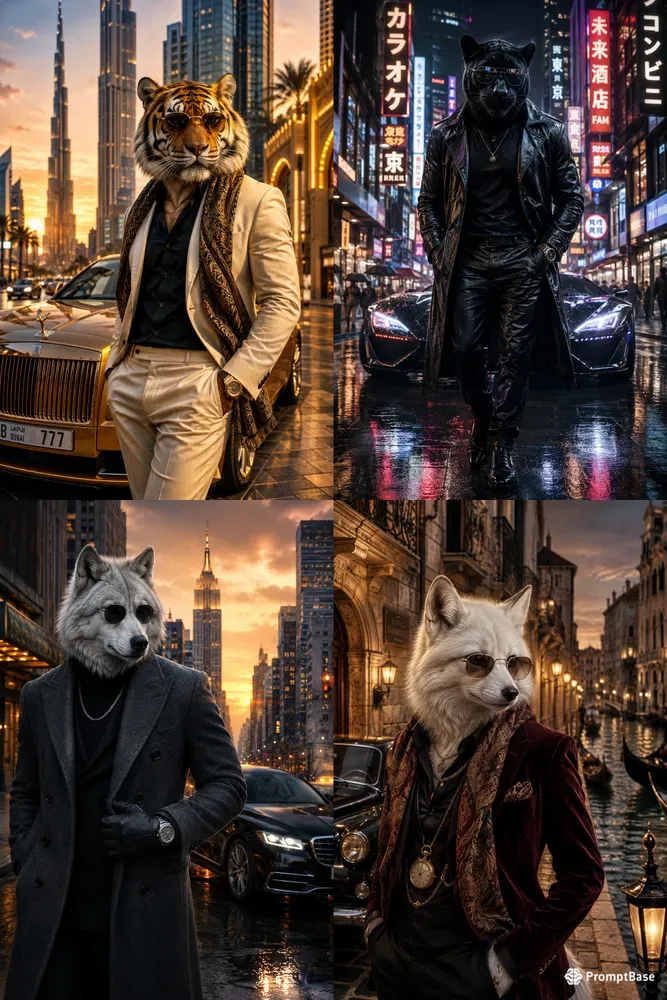 Luxury Animal Traveler Portraits