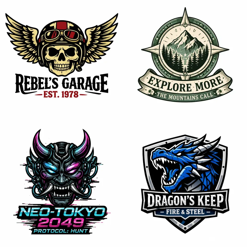 Dynamic Vector Shield Mascot Logos