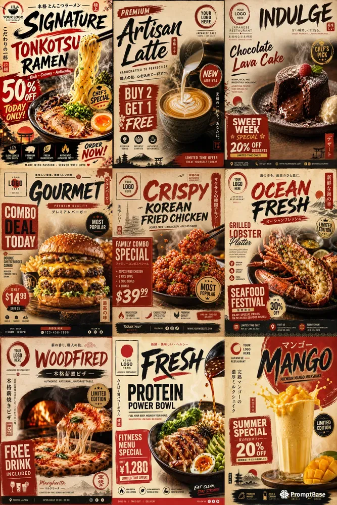 Vintage Restaurant Poster Generator