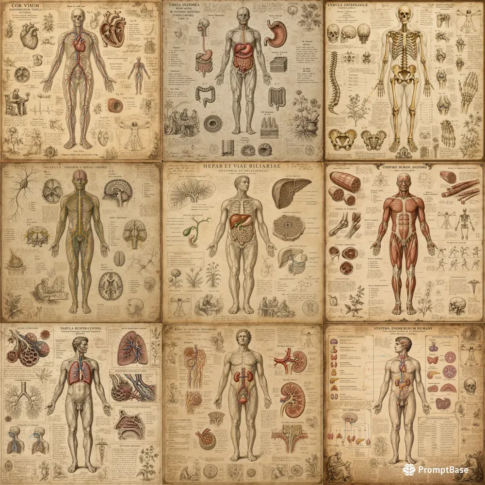 Vintage Anatomy Atlases