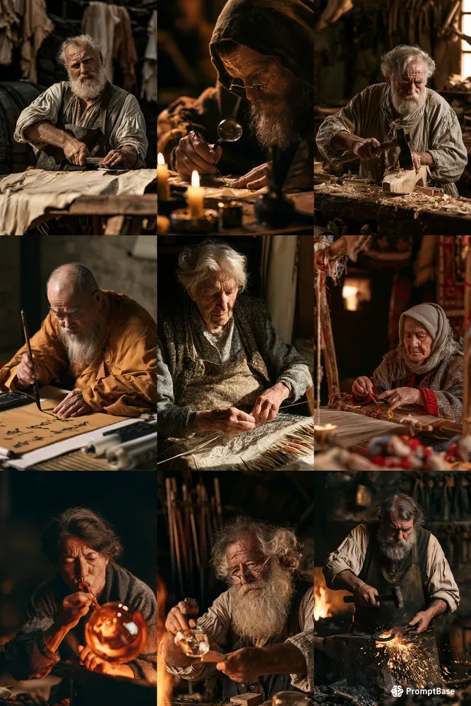 Traditional Crafts Portrait Generator