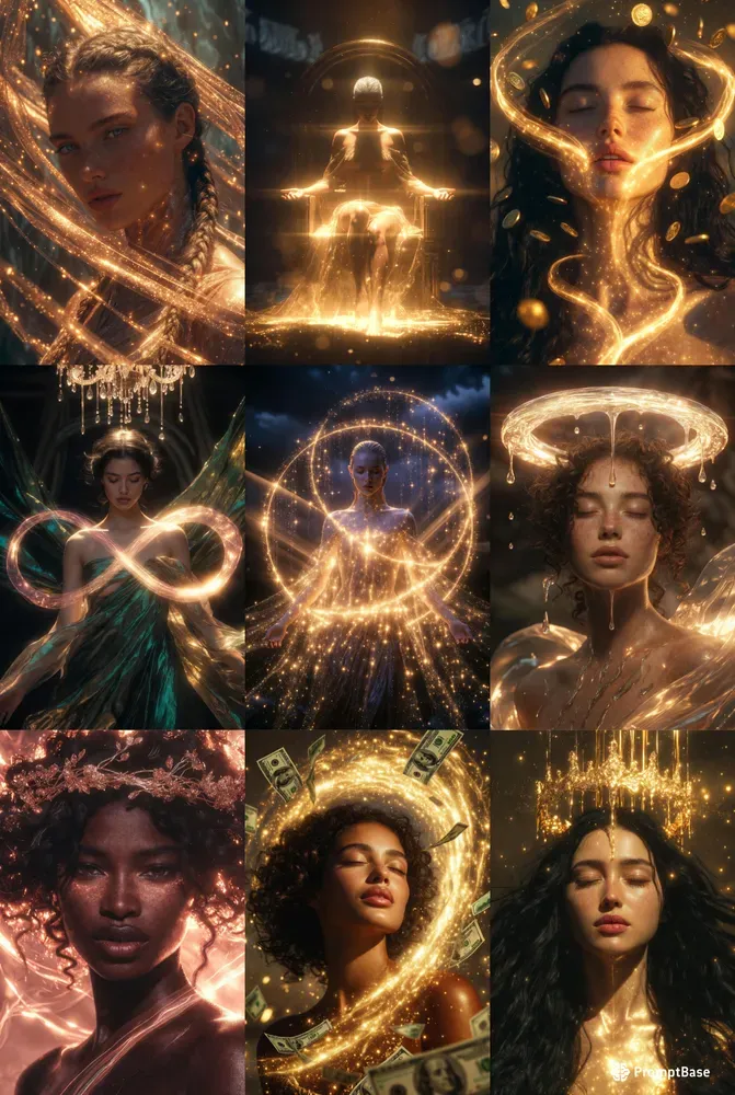 Golden Aura Wealth Goddesses
