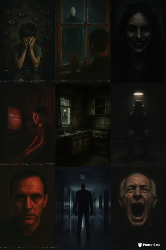 Horror Thumbnails For Social Media