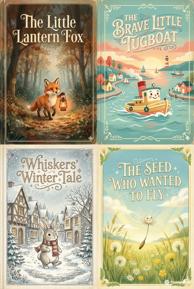 Classic Childrens Storybook Cover Designs